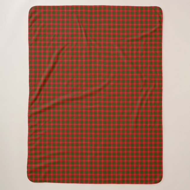 Crawford tartan rouge vert plaid (Devant)