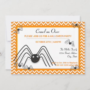 Crawl on Over - Halloween Party Invite