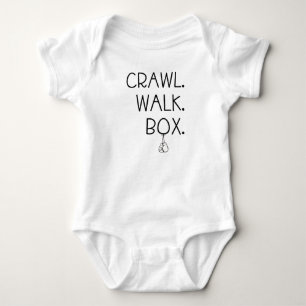 Crawl walk Box, Boxing Baby Bodysuit