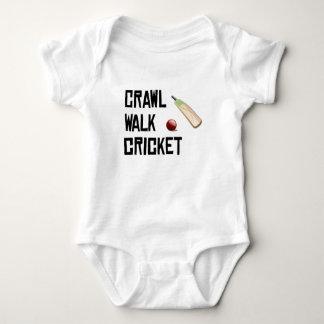 Crawl Walk Cricket Baby Bodysuit