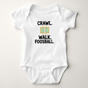 Crawl walk foosball, Foosball, Table Game Baby Bodysuit