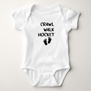 Crawl Walk Hockey Crawl Walk, Hockey Baby Bodysuit