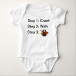 Crawl Walk Hockey Goalie Baby Bodysuit<br><div class="desc">Whether it’s for everyday wear or a special occasion, this baby bodysuit is a must-have for any parent! Perfect for gifting or keeping your little bundle of joy cute and comfy. Made from 100% cotton, it ensures maximum comfort, keeping your baby cozy all day long. With easy snap closures, changing...</div>