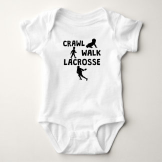 Crawl Walk Lacrosse Baby Bodysuit