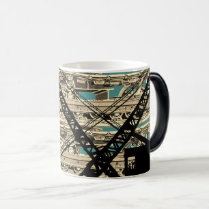 Crawler Crane Operator Operating Engineer Tracks Magic Mug