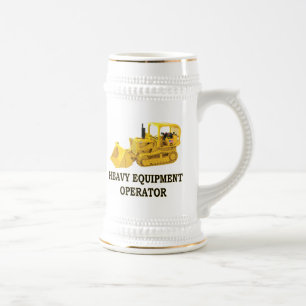 CRAWLER LOADER BEER STEIN