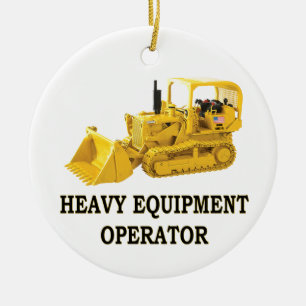 CRAWLER LOADER CERAMIC ORNAMENT