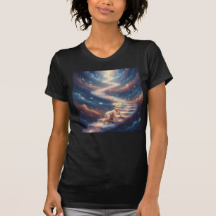 Crawling Baby Climbing Stairs Into Universal Love T-Shirt
