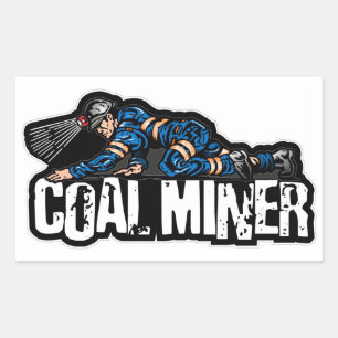 CRAWLING COAL MINER STICKER
