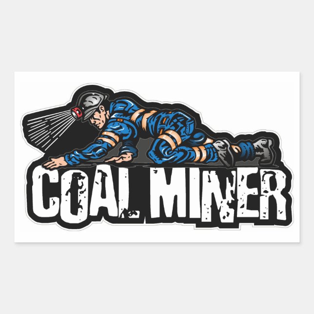 CRAWLING COAL MINER STICKER (Front)