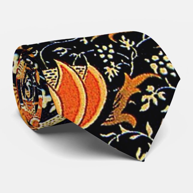 Cray, a beautiful William Morris design,  Tie (Rolled)