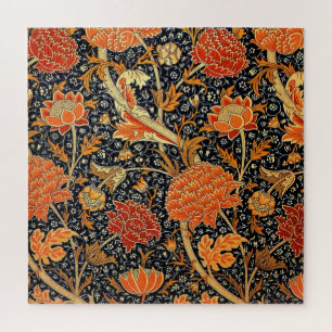 Cray, a beautiful William Morris vintage design Jigsaw Puzzle