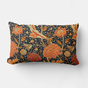 Cray, a beautiful William Morris vintage design Lumbar Pillow