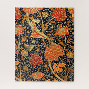 Cray, a William Morris vintage pattern Jigsaw Puzzle