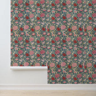 Cray Botanical Pattern Morris William Floral Wallpaper