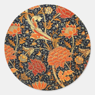 Cray by William Morris Classic Round Sticker