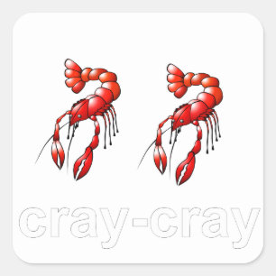 Cray Cray Square Sticker