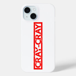 Cray-Cray Stamp iPhone 15 Case