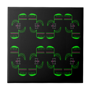 Cray Cray Venus Flytrap Ceramic Tile
