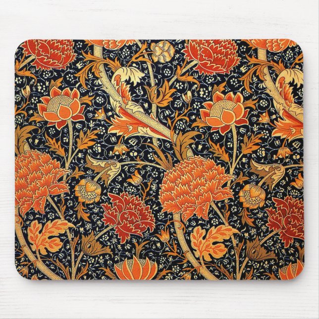 Cray, famous pattern by William Morris Mouse Pad (Front)