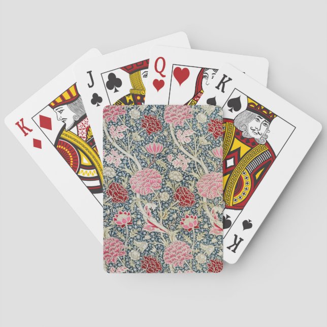 Cray Pattern (by William Morris) Playing Cards (Back)