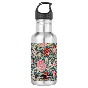 Cray Pattern - flowers&leaves - WilliamMorris 532 Ml Water Bottle