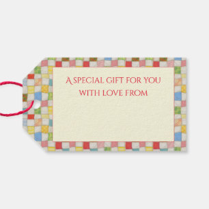 CRAY QUILT Gift Tags / Cream