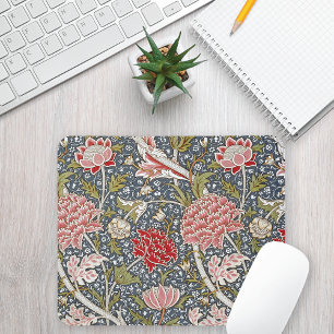 Cray Textile by William Morris Mouse Pad