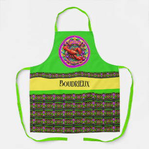 Crayfish Fleur de Lis  Apron