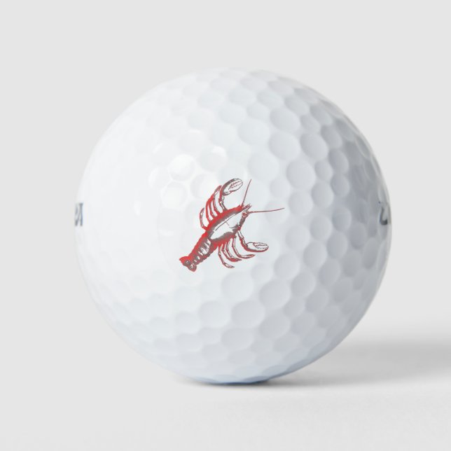 Crayfish Golf Balls (Front)