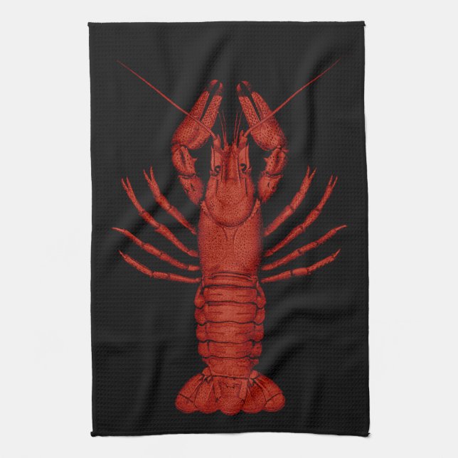 Crayfish Kitchen Towel (Vertical)