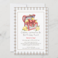 Crayfish & Lemon Treasure Chest Birthday 