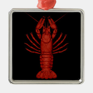 Crayfish Metal Ornament