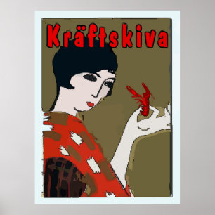 Crayfish Party, kräftskiva Poster