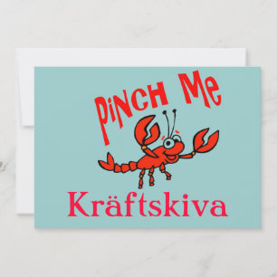 Crayfish Party, Kräftskiva, Scandinavia Invitation