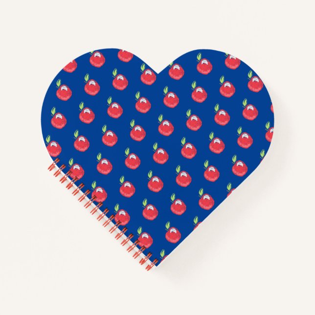 Crayon Apple Pattern Notebook (Front)