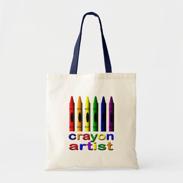 Crayon Artist Tote Bag (Front)