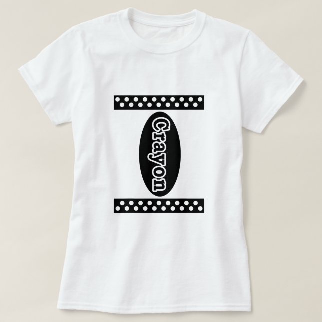 Crayon Box Halloween Costume Pick Any Colour - Cou T-Shirt (Design Front)