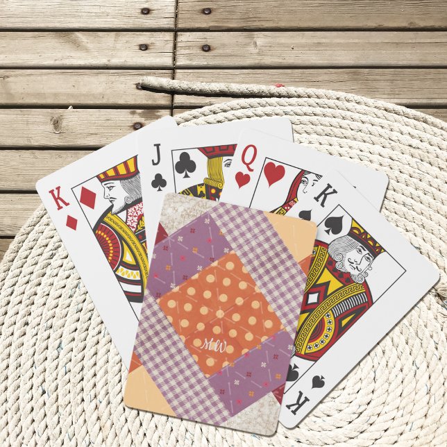 Crayon Box Patchwork Print Playing Cards (Creator Uploaded)