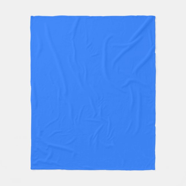 Crayon Colour Blue Medium 50x60 Fleece Blanket (Front)