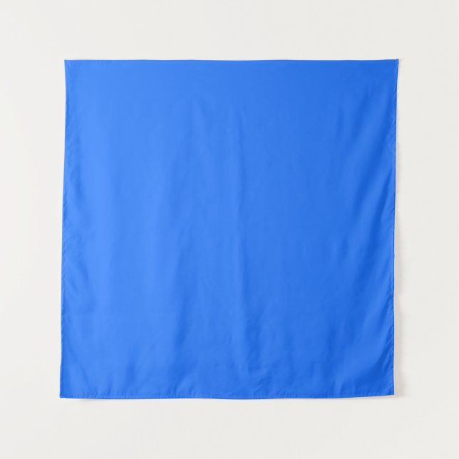 Crayon Colour Blue Square 57"x 57" Tapestry (Front)
