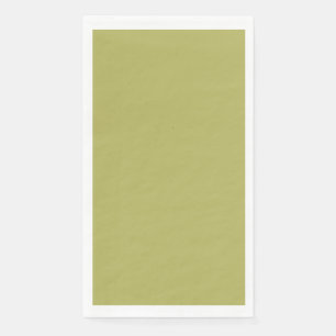 Crayon Colour Olive Green Guest Towel Napkin