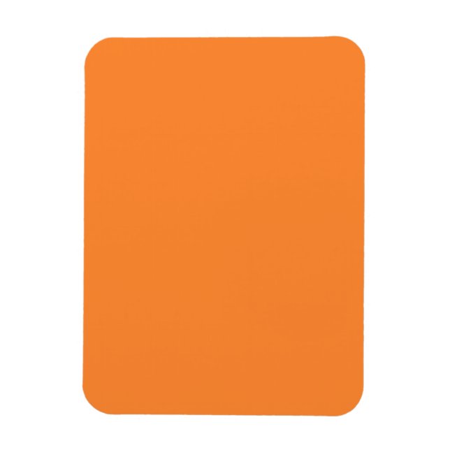 Crayon Colour Orange Flexible Photo Magnet (Vertical)