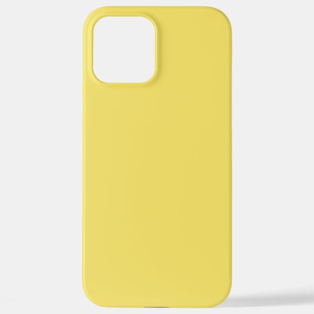 Crayon Colour Yellow iPhone 12 Pro Max Case  (Back)