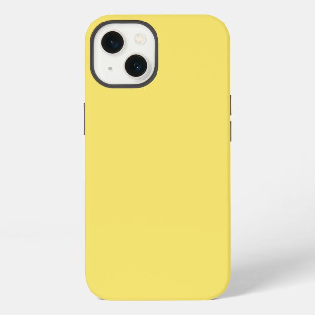 Crayon Colour Yellow iPhone 13 Phone Case (Back)