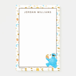 Crayon Cookie Monster Cookie Pattern Post-it Notes