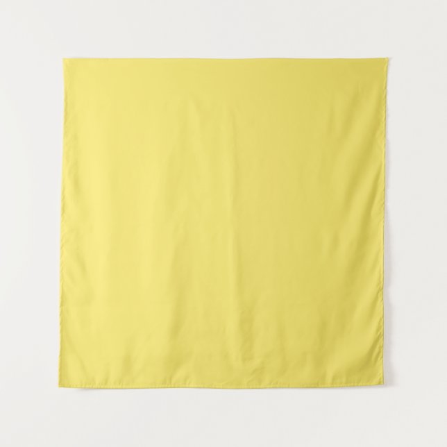 Crayon Couleur Carré jaune 57"x 57" Tapisserie (Devant)