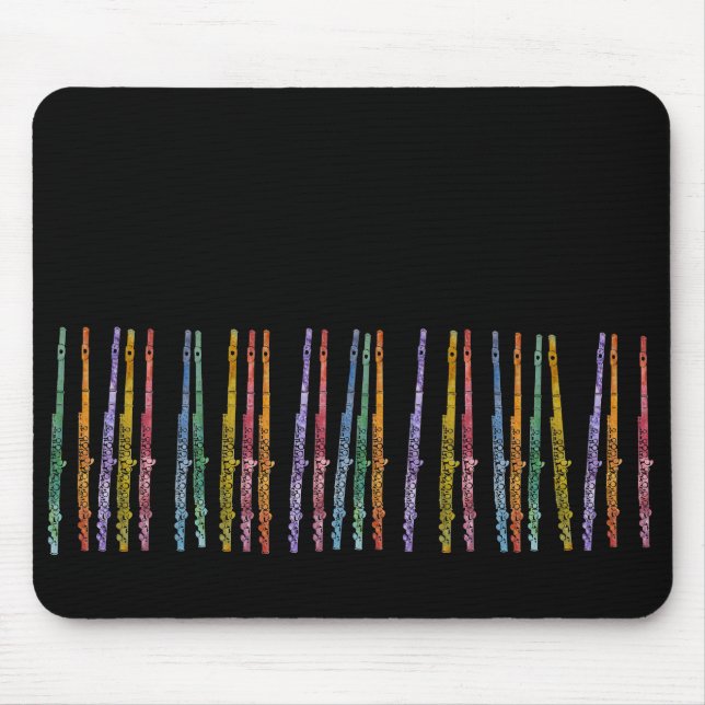 Crayon Flutes Mouse Pad (Front)