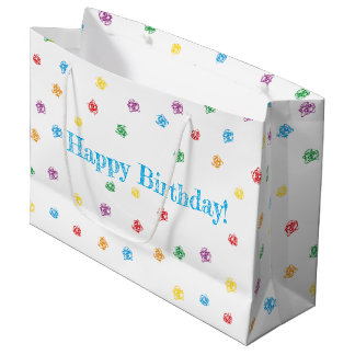 Crayon gift bag Happy Birthday