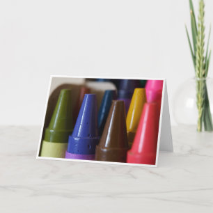 Crayon Greeting Card